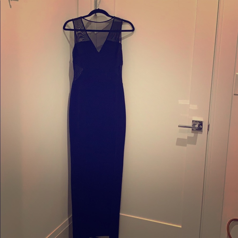 Black evening gown